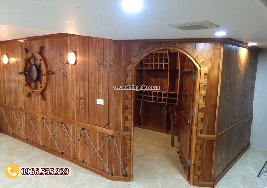 Thiết kế và thi công hầm rượu vang gia đình - Vintage Decor Thiết kế và thi công hầm rượu vang gia đình - Vintage Decor