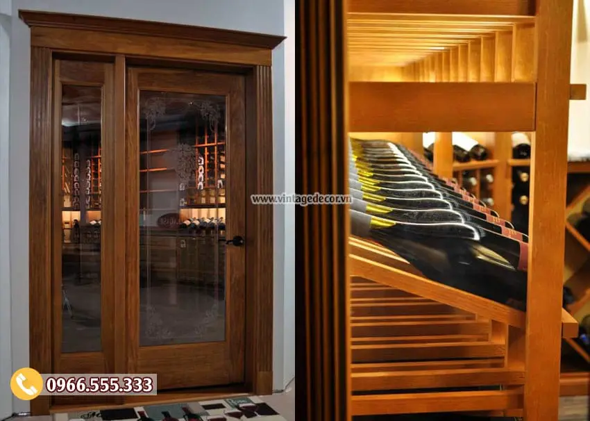 Mẫu thiết kế hầm rượu gia đình HR10