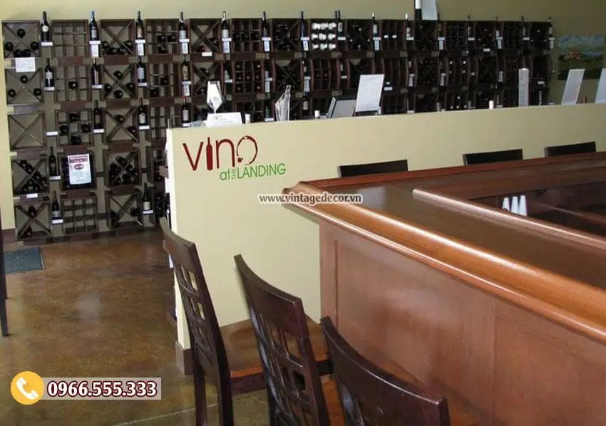 Mẫu thiết kế nhà hàng rượu vang độc đáo BR07 Mẫu thiết kế nhà hàng rượu vang độc đáo BR07