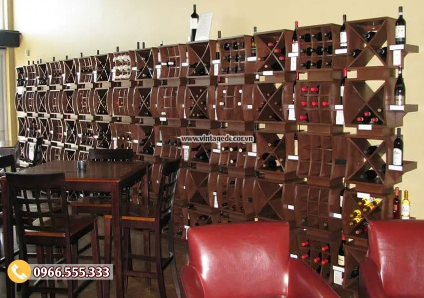 Mẫu thiết kế nhà hàng rượu vang độc đáo BR07 Mẫu thiết kế nhà hàng rượu vang độc đáo BR07