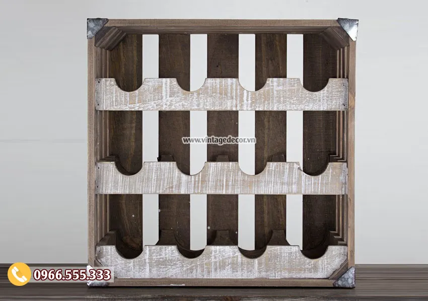 Mẫu kệ rượu vang nghệ thuật TBR40 Mẫu kệ rượu vang nghệ thuật TBR40