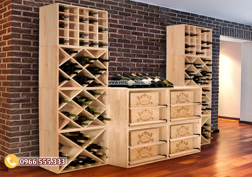 Xu hướng nội thất hiện đại – 25 tủ kệ trưng bày rượu đẹp