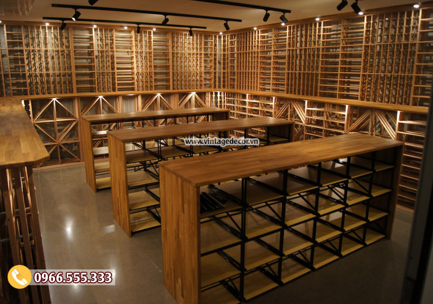 Mẫu xây dựng hầm lưu trữ rượu vang đẹp HR92