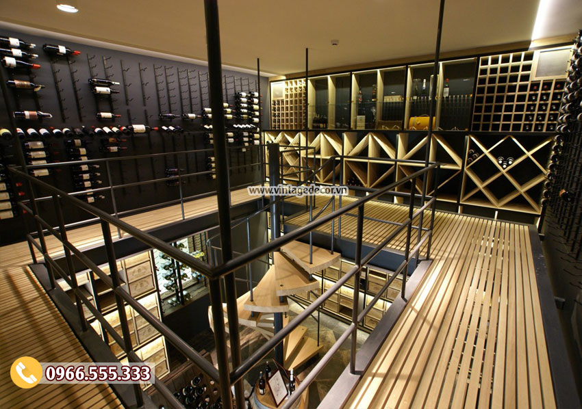 Mẫu showroom rượu vang sang trọng CHR30