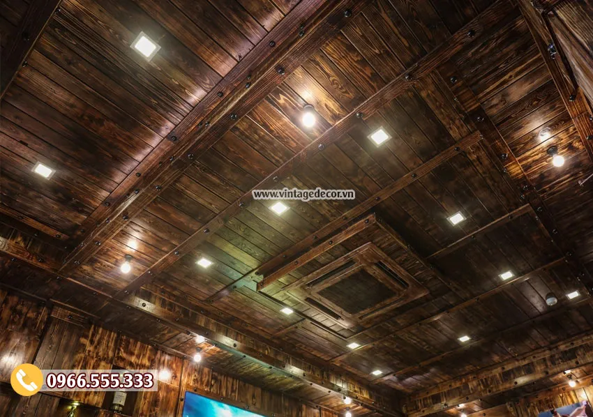 Mẫu hầm rượu nhà hàng phong cách Vintage BR76 Mẫu hầm rượu nhà hàng phong cách Vintage BR76