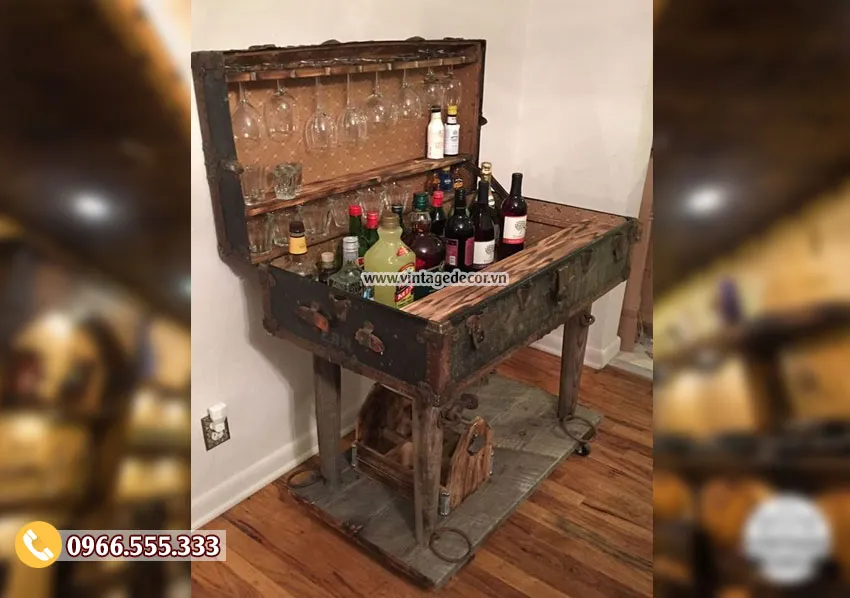 Mẫu rương kho báu lưu trữ kết hợp bàn RG05 Mẫu rương kho báu lưu trữ kết hợp bàn RG05