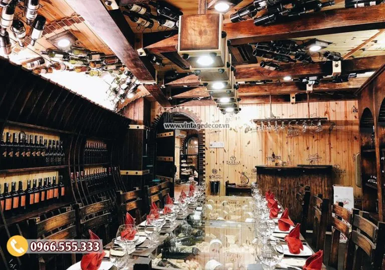 Hầm rượu vang nhà hàng