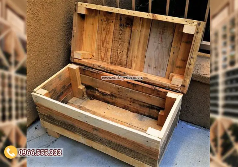 Mẫu rương gỗ nhỏ để đồ tiện ích RG51