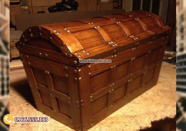 Mẫu rương kho báu phong cách cổ điển RG33