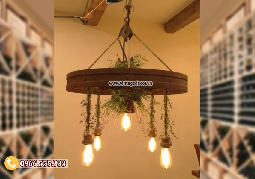 Mẫu đèn trang trí cho trần nhà bằng gỗ DG029 Mẫu đèn trang trí cho trần nhà bằng gỗ DG029