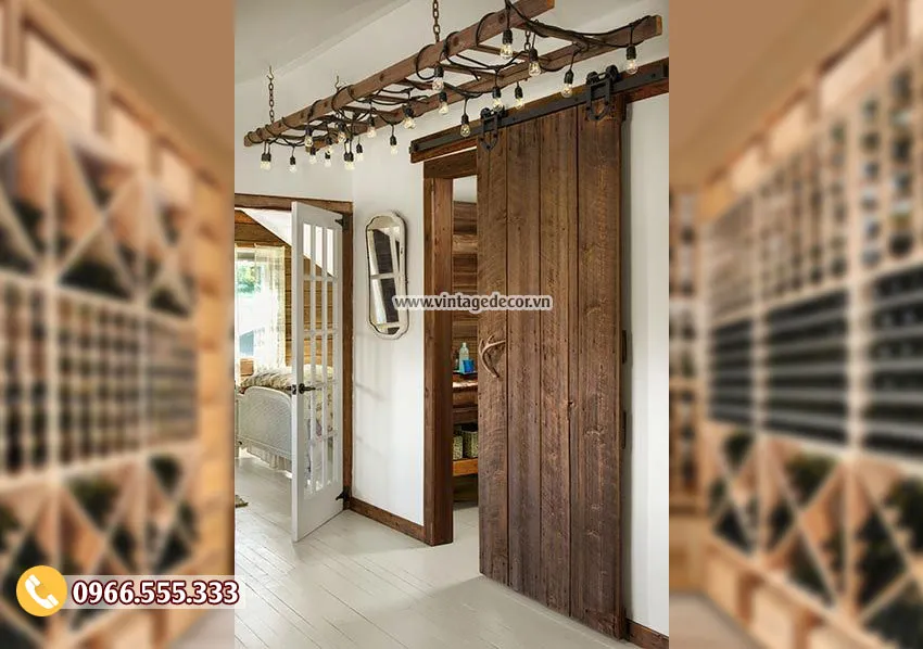Mẫu đèn gỗ trang trí tại hà nội DG046