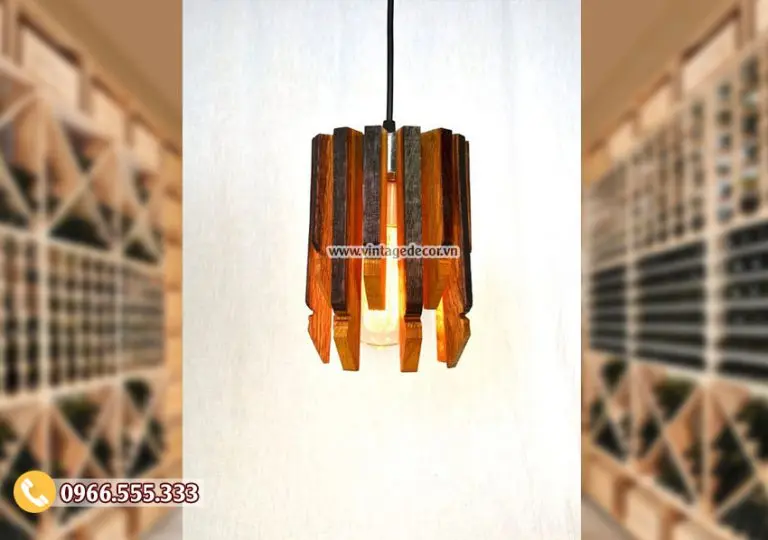 Mẫu đèn gỗ mini đẹp DG087