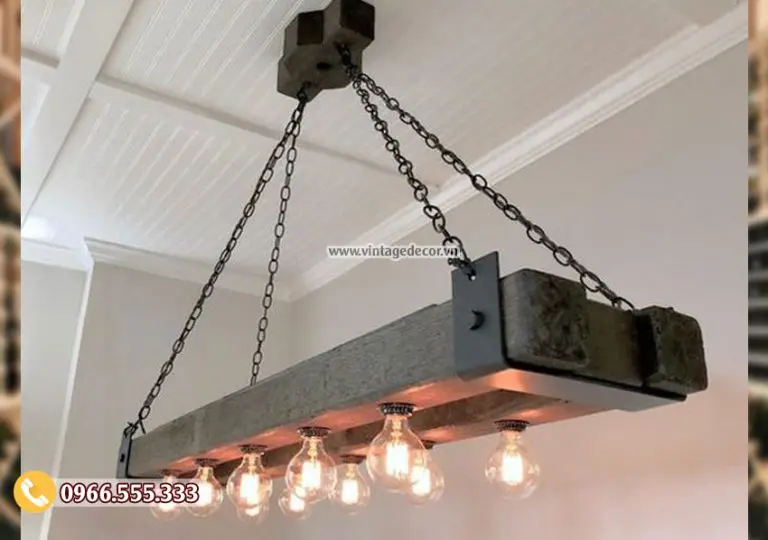 Mẫu đèn gỗ treo tường DG88