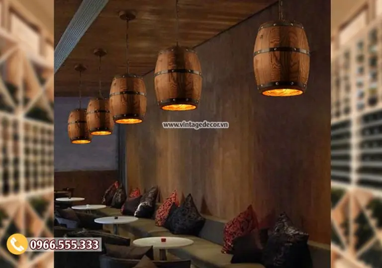 Đèn gỗ trang trí: chọn kiểu, treo cao bao nhiêu, dùng bóng gì
