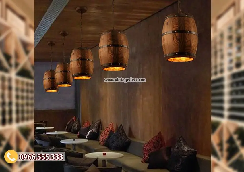Đèn gỗ trang trí: chọn kiểu, treo cao bao nhiêu, dùng bóng gì