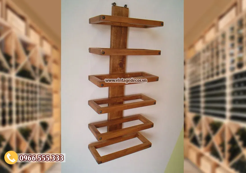 Mẫu kệ rượu vang phong cách hiện đại TBR162