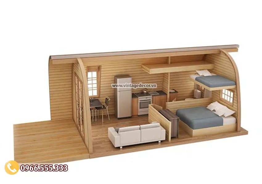 Mẫu bản vẽ thiết kế nội thất mái vòm NB27