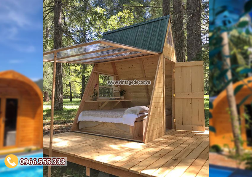 Xu hướng nghỉ dưỡng cuối tuần với thiết kế nhà gỗ Bungalow/Homestay/Resort 2019