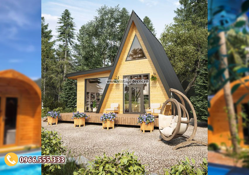 Mẫu thiết kế resort bungalow bến rừng NB06