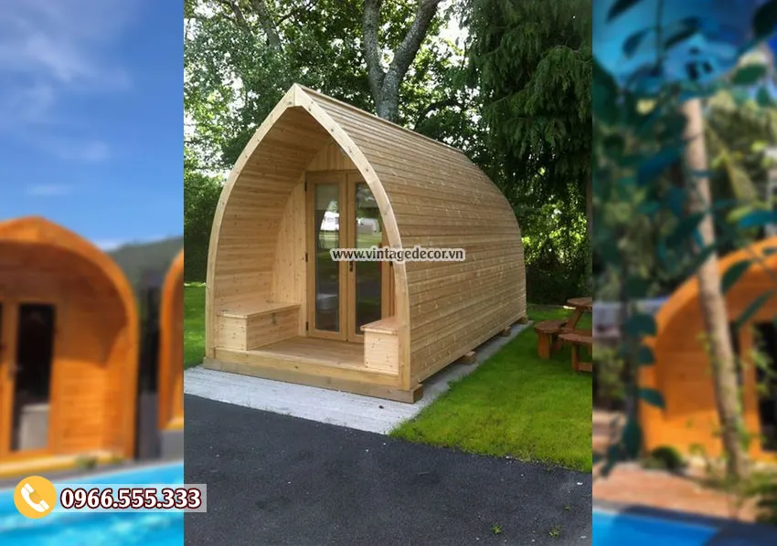 Mẫu thiết kế bungalow mini di động thông minh NB54
