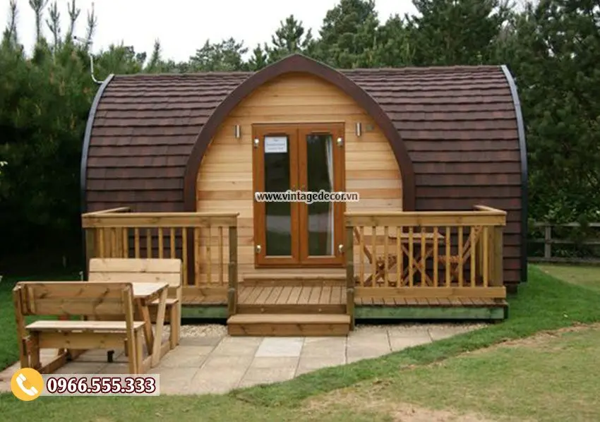 Mẫu thiết kế homestay bungalow tại khu nghỉ dưỡng NB72
