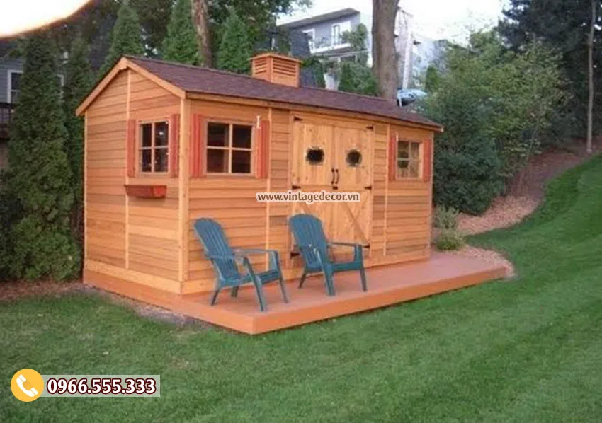 Mẫu homestay cấp 4 khu nghỉ mát gia đình NB36
