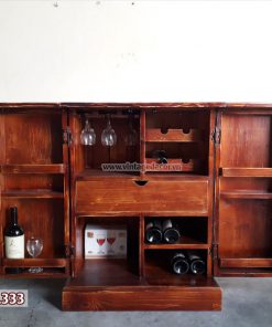Tủ rượu vang trang trí phòng khách TRM01