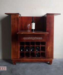 Tủ rượu vang gỗ thông đa năng TRM04