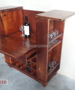 Tủ rượu vang gỗ thông đa năng TRM04