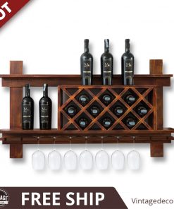 Kệ Rượu Treo Tường Ptagas KR32
