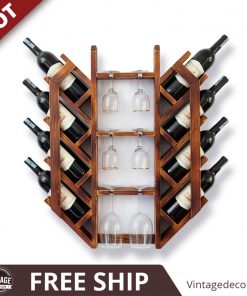 Kệ Rượu Treo Tường Ptagas KR22