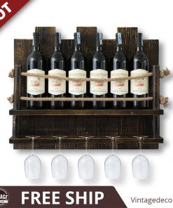 Kệ Rượu Treo Tường Ptagas KR29