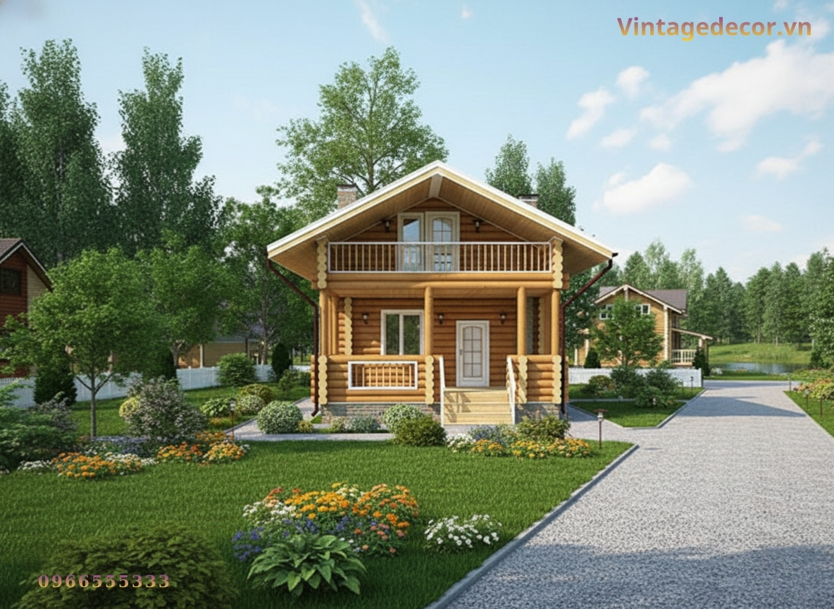 Nhà gỗ homestay S4