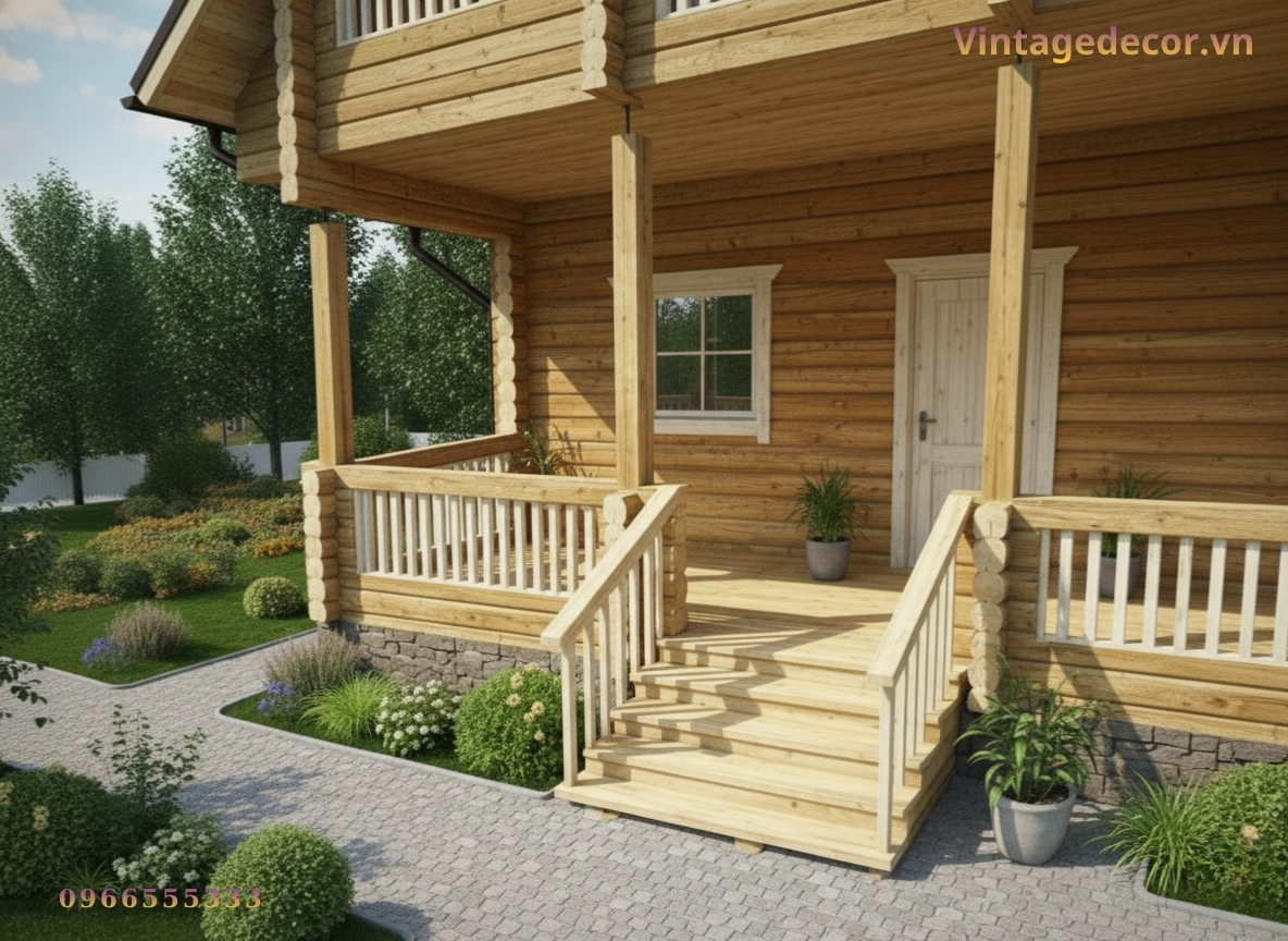 Nhà gỗ homestay S4