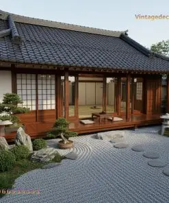 Nhà Gỗ Nhật Bản J9 - Không Gian Tiếp Khách Trà Đạo, Gỗ Thông