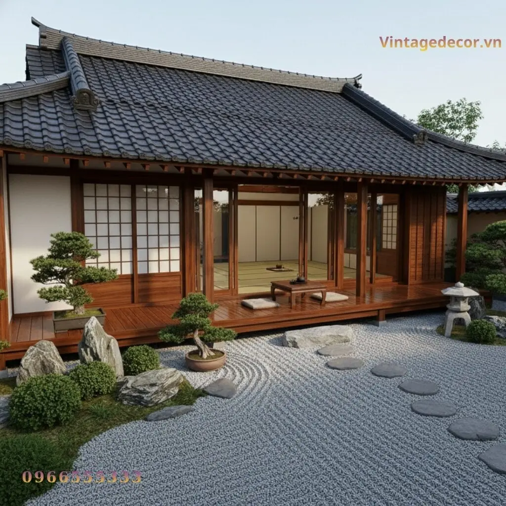 Nhà Gỗ Nhật Bản J9 Tiếp Khách Trà Đạo