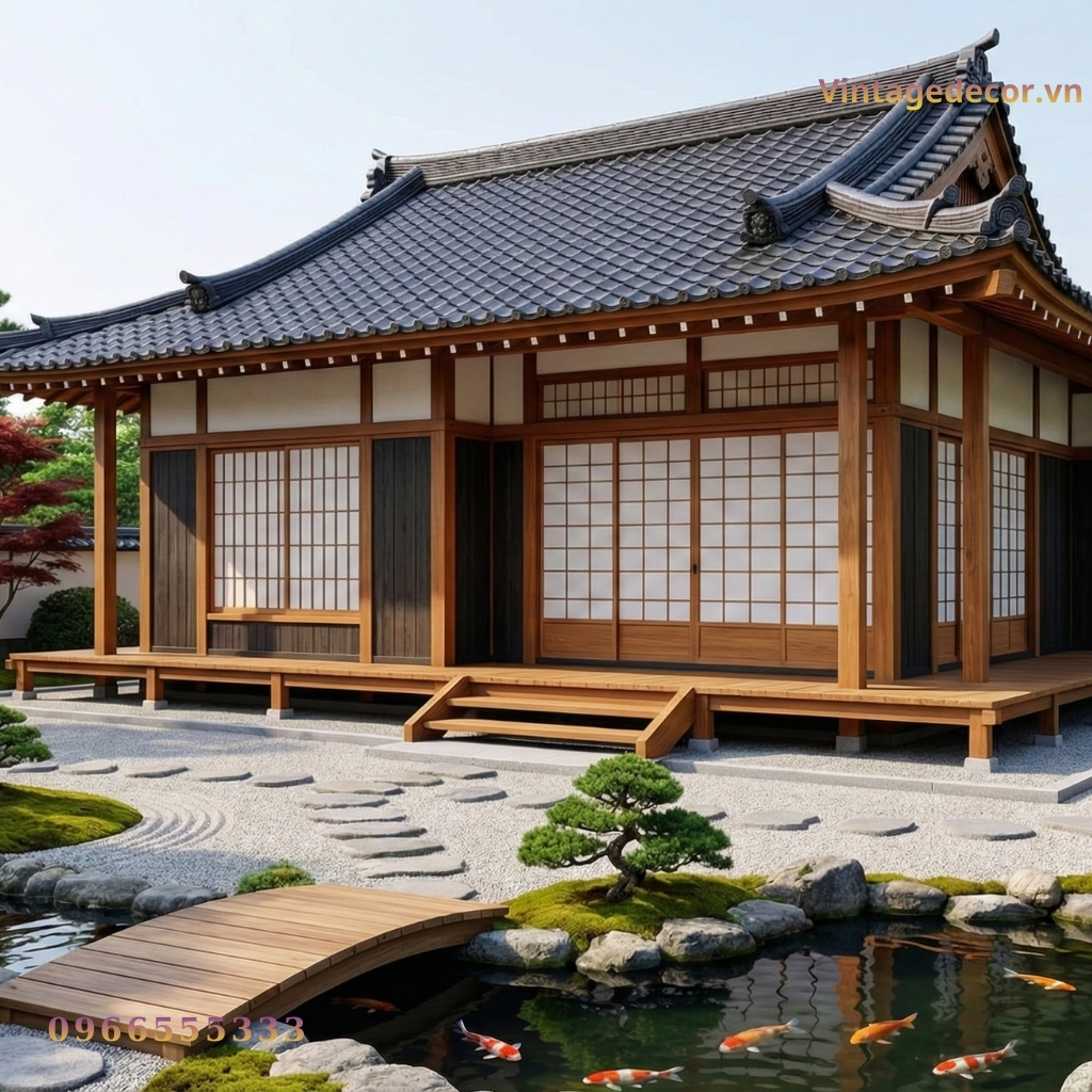 1 Nhà gỗ Nhật Bản J10