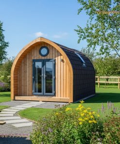 Nhà Gỗ Bungalow B1 - Mái Vòm Glamping, Gỗ Thông Tự Nhiên