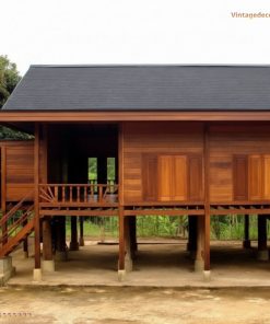 Nhà Gỗ Homestay S6 - Nhà Sàn Truyền Thống, Gỗ Thông