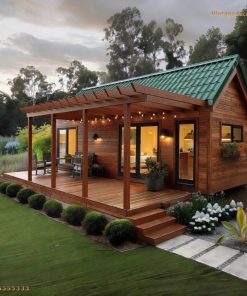 Nhà Gỗ Homestay S9 - Mái Ngói Xanh, Hiên Pergola View Hồ