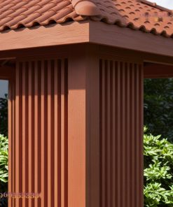 Chòi Gỗ Sân Vườn T22 - Bốn Mặt Lam Đứng Thoáng, Gỗ Thông