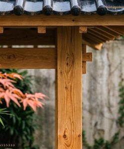 Chòi Trà Thất Nhật T47 - Sàn Tatami Bàn Trà Thấp, Gỗ Thông