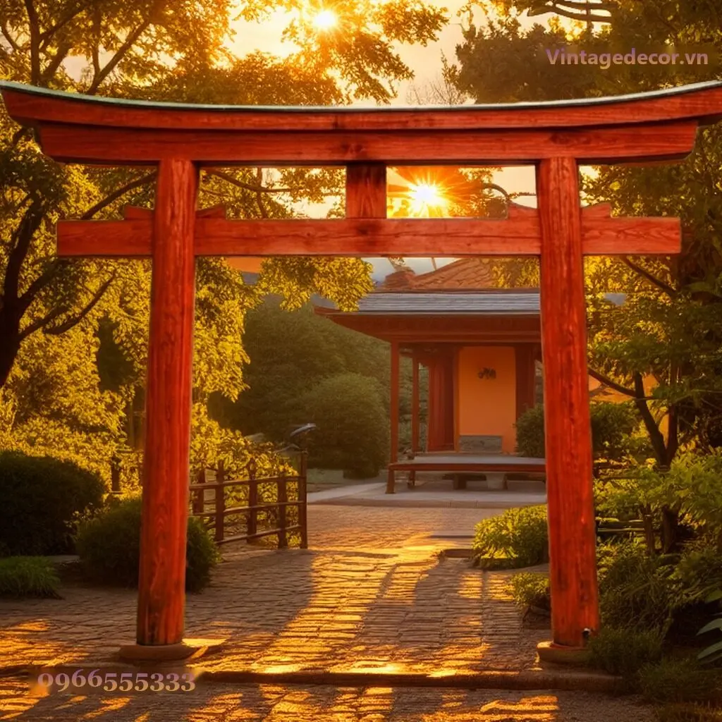 Cổng Torii Nhật Bản C11 Sân Vườn
