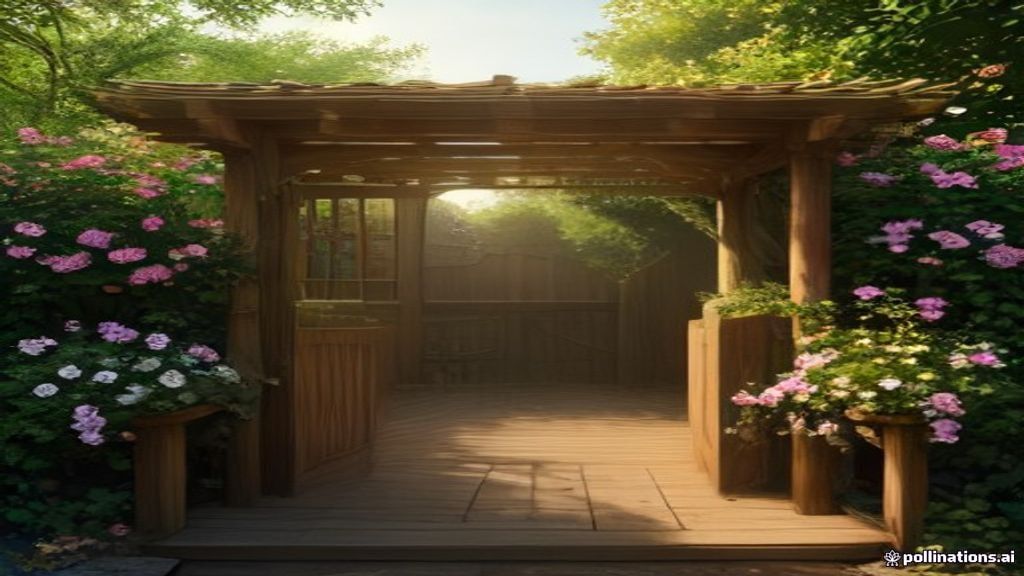 Giá decor sân vườn pergola cổng gỗ hàng rào