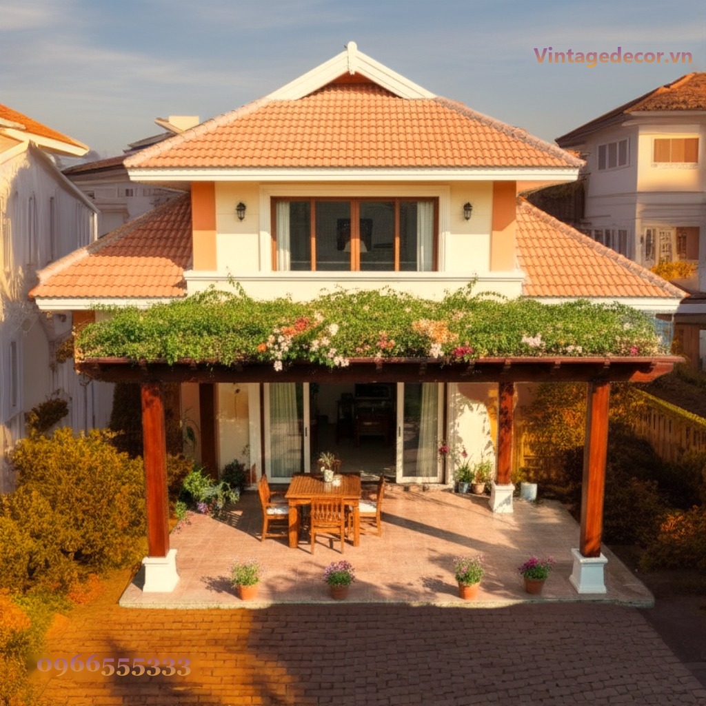 Giàn Hoa Pergola P6 - Cột Vuông Bệ Đá Sân Biệt Thự, Gỗ Thông Giàn Hoa Pergola P6 - Cột Vuông Bệ Đá Sân Biệt Thự, Gỗ Thông