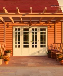 Giàn Hoa Pergola P9 - Lan Can Chữ X Hiên Nhà, Gỗ Thông