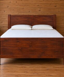 Giường Gỗ Thông GN11 - Đầu Và Đuôi Giường Ván Ngang Bằng Nhau, Gỗ Thông