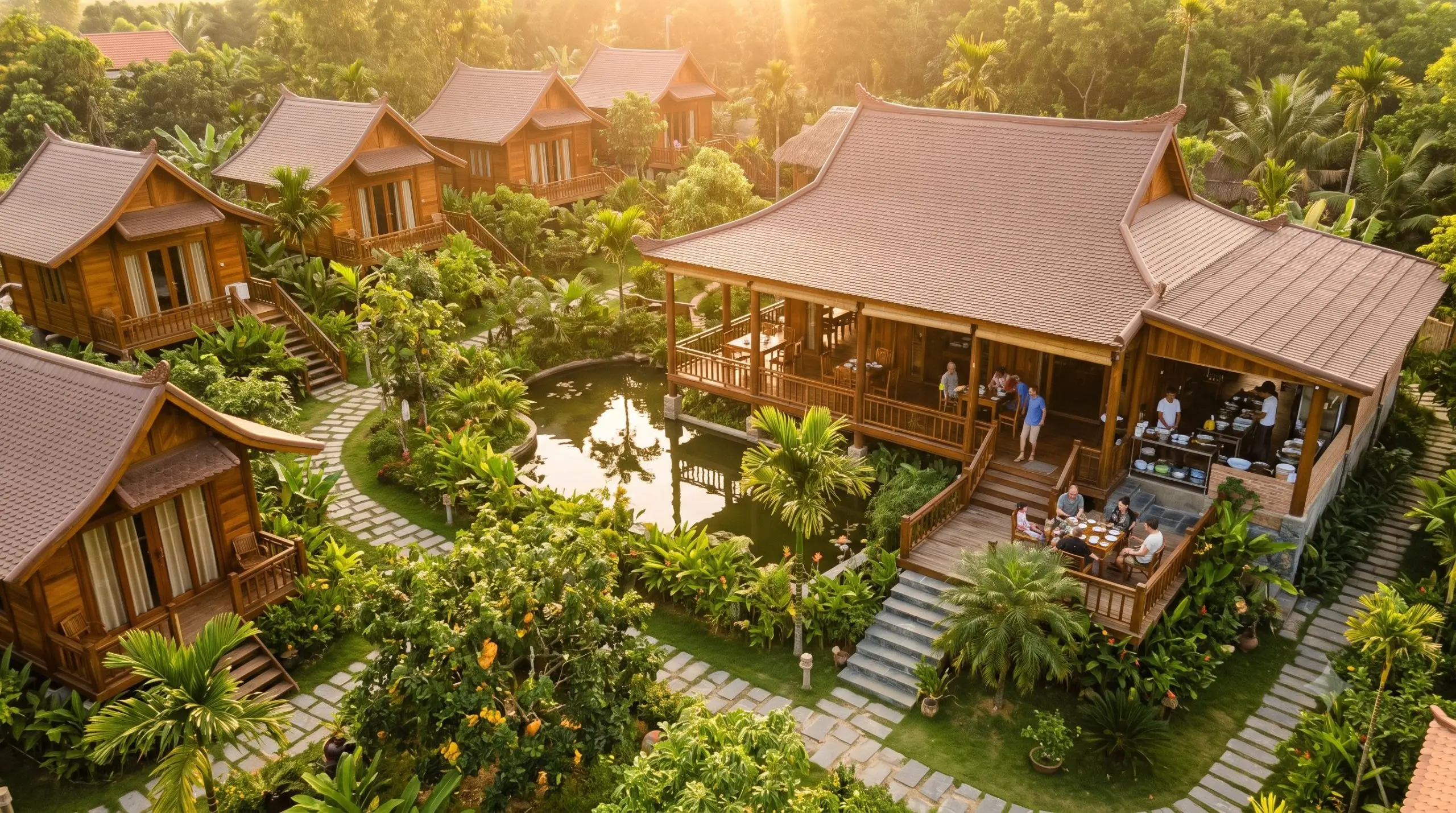 Kinh Nghiệm Chọn Mẫu Nhà Gỗ Homestay Theo Quy Mô Kinh Doanh