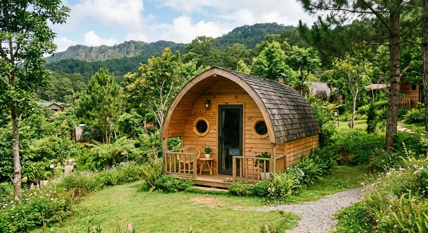 Thiết kế nhà gỗ Bungalow cho khu nghỉ dưỡng và farmstay