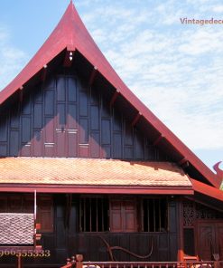 Nhà Gỗ Homestay S11 - Nhà Sàn Mái Nhọn Hiên Rộng Cầu Thang, Gỗ Thông – Ảnh: 